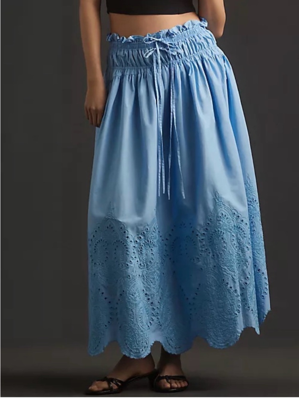 Moon River Eyelet Skirt
